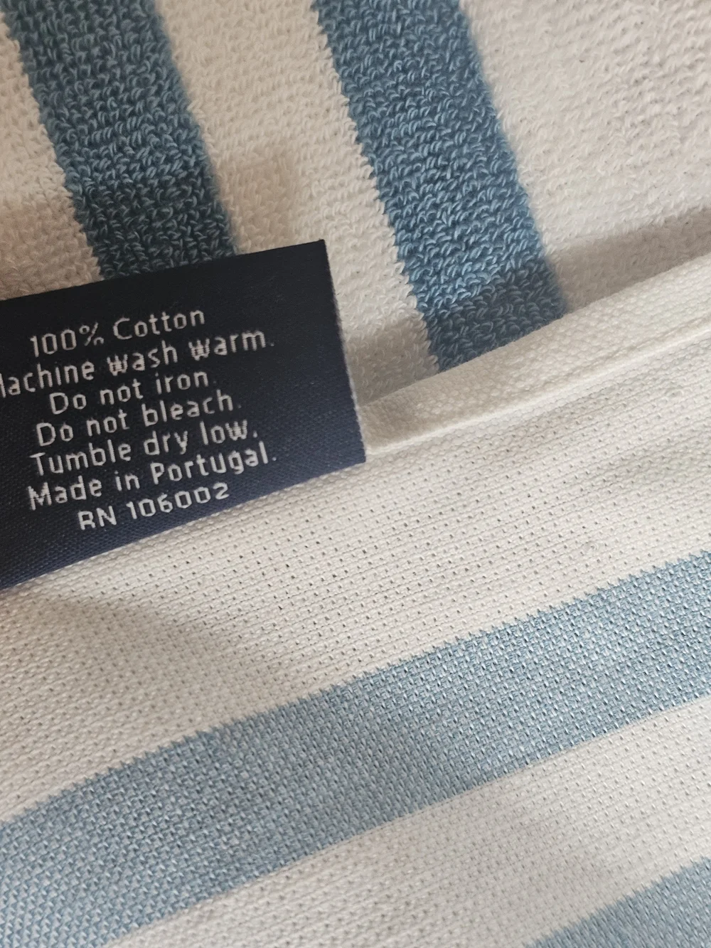 Brooks Brothers Striped Cotton Towel  in White, Red, Blue & Brown